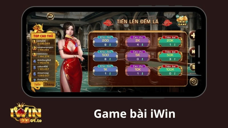 Game bài iWin hấp dẫn